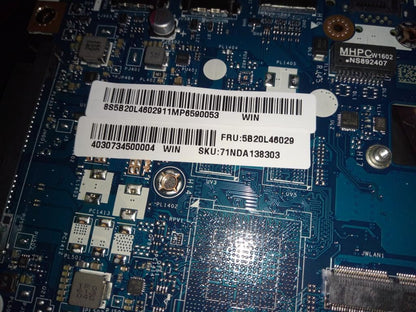 Lenovo MB C 80S7 WIN UMA I5-6200U BL 5B20L46029