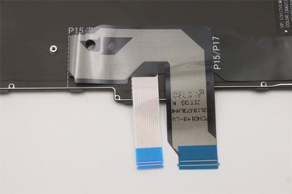 Lenovo ThinkPad T15g Gen 2 P15 Gen 2 s Keyboard Hebrew Black Backlit 5N21B44378