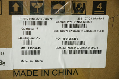 Lenovo IdeaCentre 3 27IAP7 3-27ALC6 LCD Screen Backlight Cable Black 5C10U58270