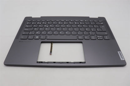 Lenovo Yoga 7 14IRL8 Keyboard Palmrest Top Cover Belgian Storm Grey 5CB1L40843