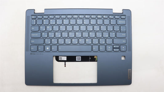 Lenovo Yoga 6 13ABR8 Keyboard Palmrest Top Cover Ukrainian Grey 5CB1H23794