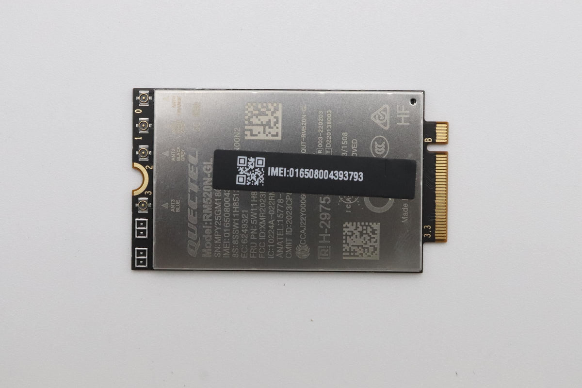 Lenovo WIRELESS Wireless,WAN,QCT,RM520N CN Qualcomm Board 5W11H85456
