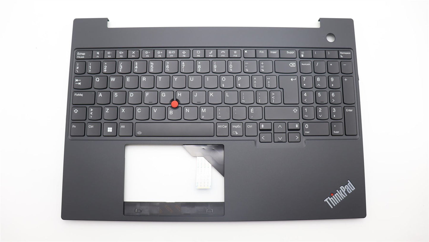 Lenovo ThinkPad E16 Gen 1 Keyboard Palmrest Top Cover Black Backlit 5M11L65168