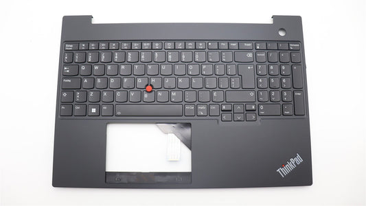 Lenovo ThinkPad E16 Gen 1 Keyboard Palmrest Top Cover Black Backlit 5M11L65168