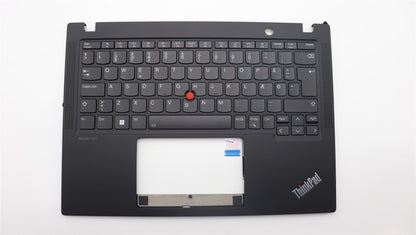 Lenovo ThinkPad X13 Gen 4 Keyboard Palmrest Top Cover Danish Black 5M11L85899