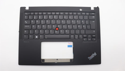Lenovo ThinkPad X13 Gen 4 Keyboard Palmrest Top Cover Danish Black 5M11L85899