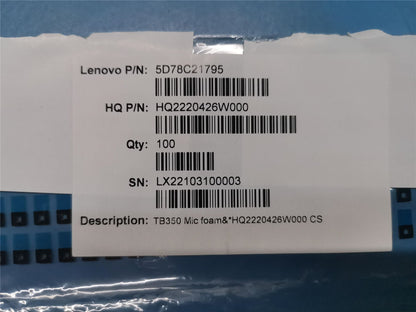 Lenovo TB350 Mic foam&*HQ2220426W000 CS 5D78C21795