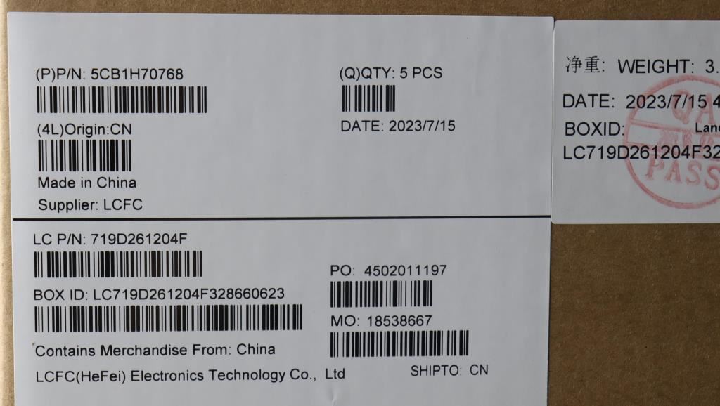 Lenovo Upper Case ASM_CZE/SLK L82R4 NFPSD 5CB1H70768