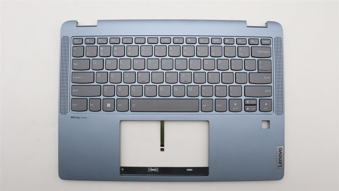 Lenovo IdeaPad 5 14ABR8 Keyboard Palmrest Top Cover US Grey Backlit 5CB1K20847