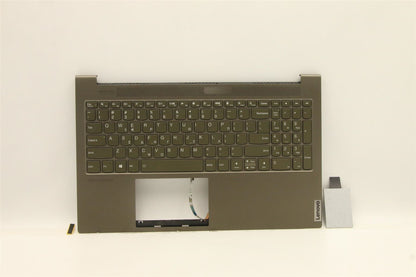 Lenovo Yoga 7-15IMH05 Palmrest Cover Keyboard Greek Brown 5CB0Z31026