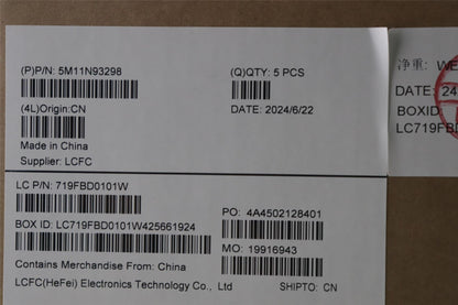 Lenovo MECH_ASM FRU KB POR(TRI)UK Bk 5M11N93299