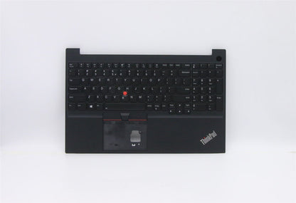 Lenovo ThinkPad E15 Gen 2 Keyboard Palmrest Top Cover US Euro Black 5M10W64606
