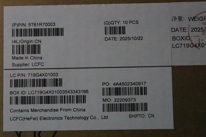 Lenovo ForcePad_Glacier white Touchpad Board 5T61R70003