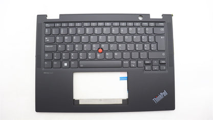 Lenovo ThinkPad X13 Gen 4 Keyboard Palmrest Top Cover Hungarian Black 5M11L64124