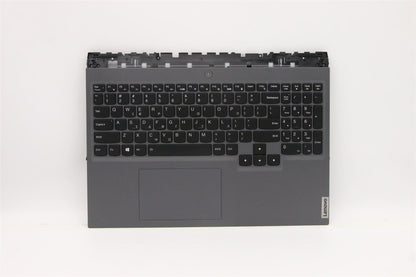 Lenovo 5 16ACH6 Palmrest Cover Touchpad Keyboard Greek Slate Grey 5CB1C93138