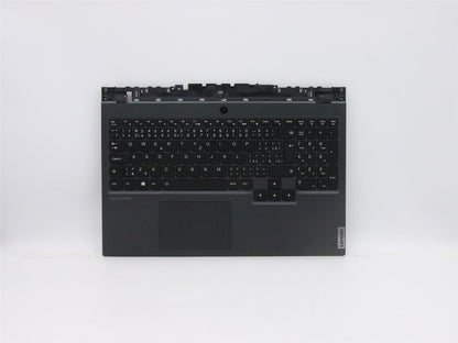Lenovo Legion 5-15ARH05 Keyboard Palmrest Top Cover Czech Black 5CB0Z27668