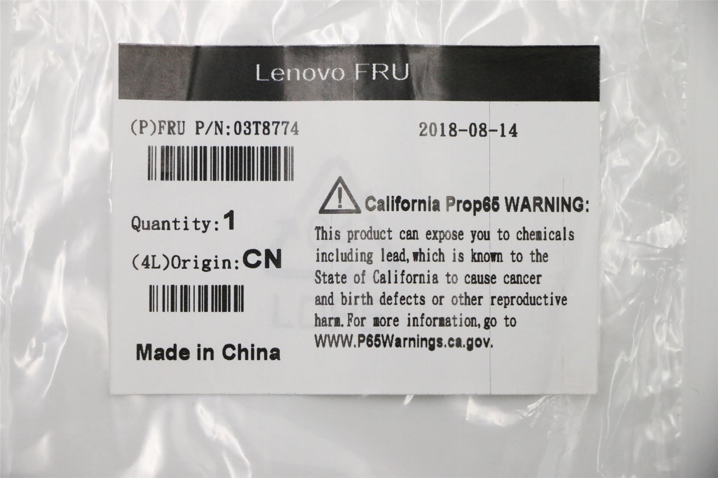Lenovo 03T8774 Rear IO ASSY