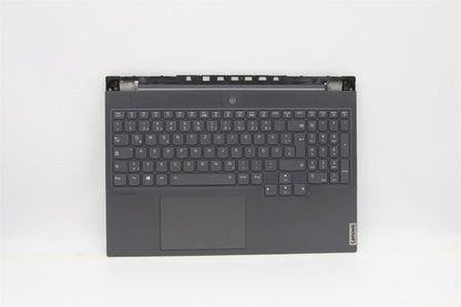 Lenovo 7 16ITHg6 Palmrest Cover Touchpad Keyboard German Grey 5CB1D05127