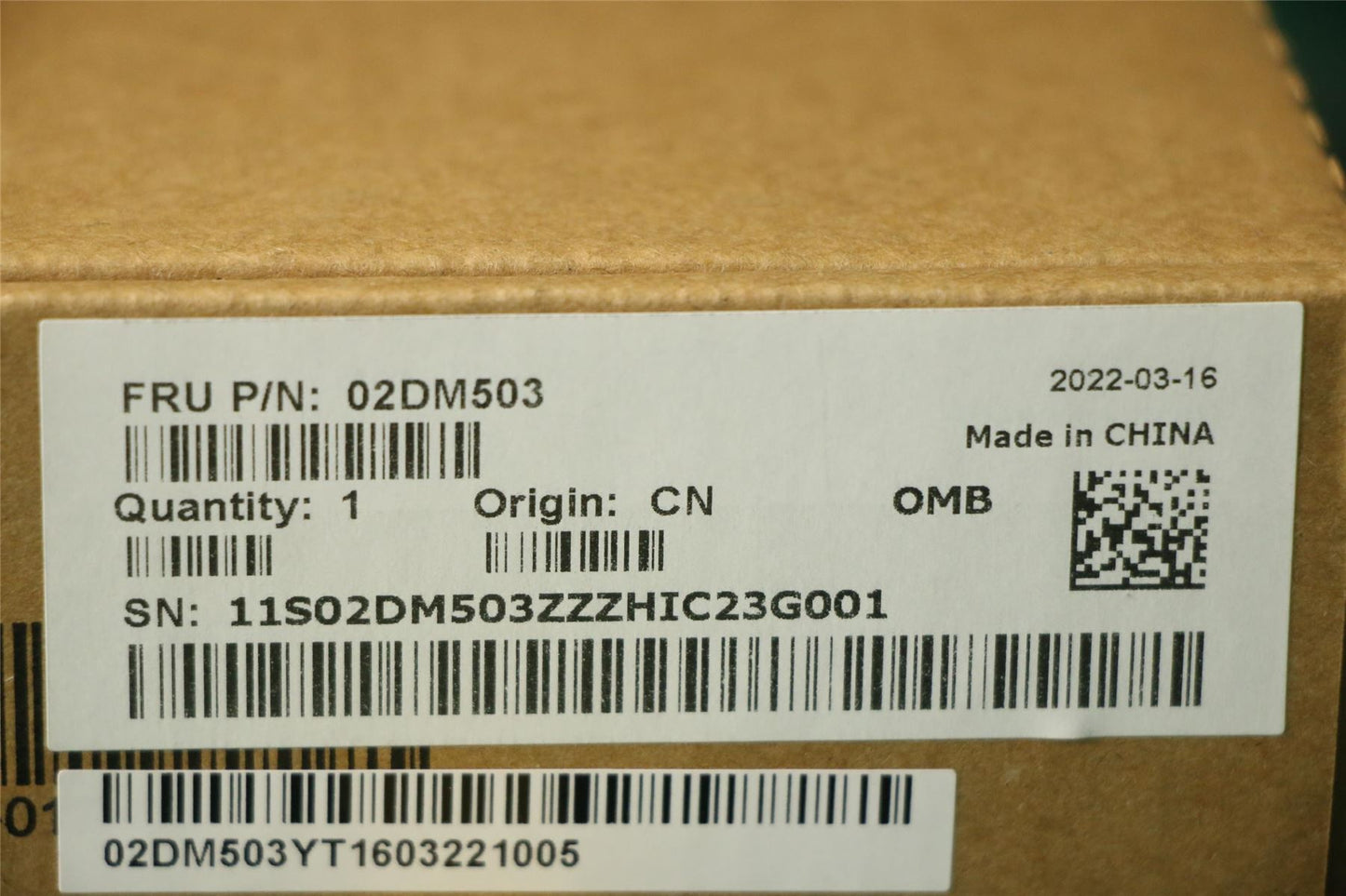 Lenovo ThinkPad L490 L590 Solid State Drive SSD 128GB PCIE3X2 02DM504