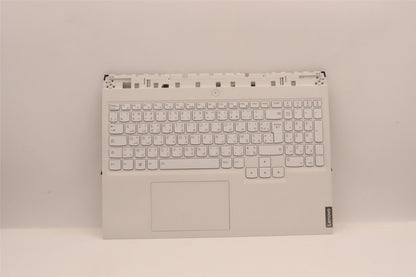 Lenovo Legion 5 16ITH6 Palmrest Touchpad Cover Keyboard White 5CB1D10512