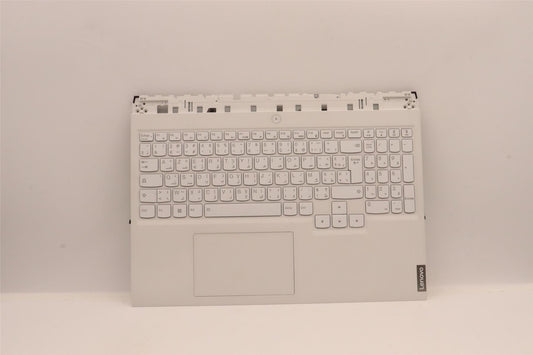 Lenovo Legion 5 16ITH6 Palmrest Touchpad Cover Keyboard White 5CB1D10512