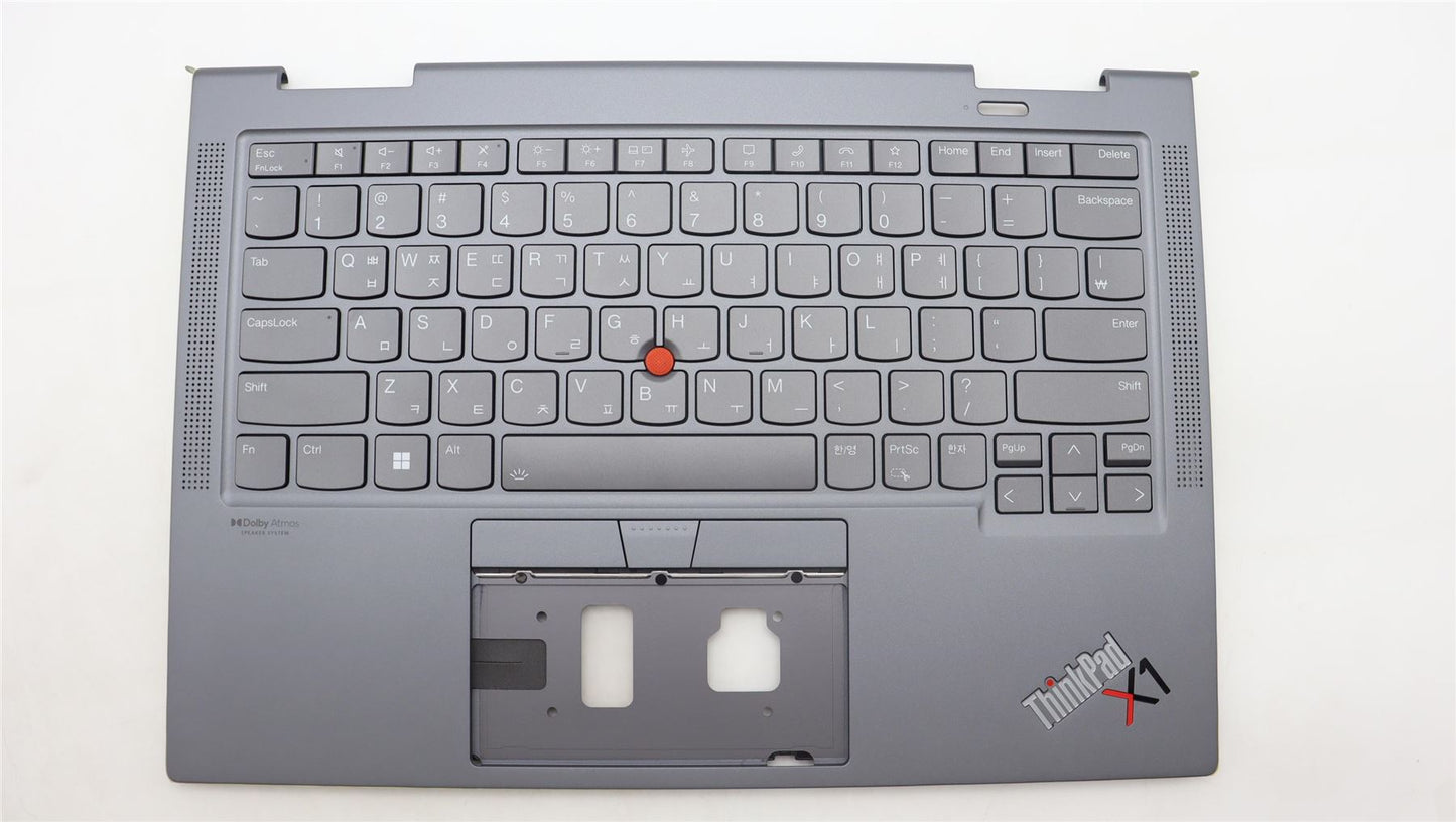 Lenovo Yoga X1 6th Keyboard Palmrest Top Cover Korean Grey 5M11C41015