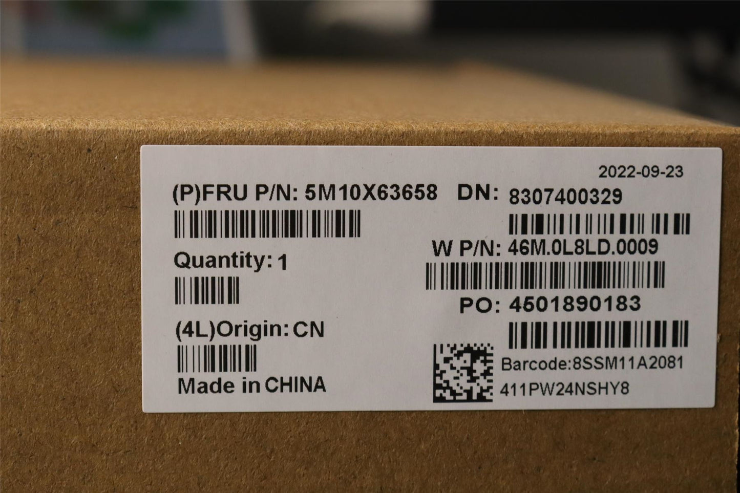 Lenovo MECH_ASM 2K,CSOT,IR&HD,HPD,Woven 5M10X63658