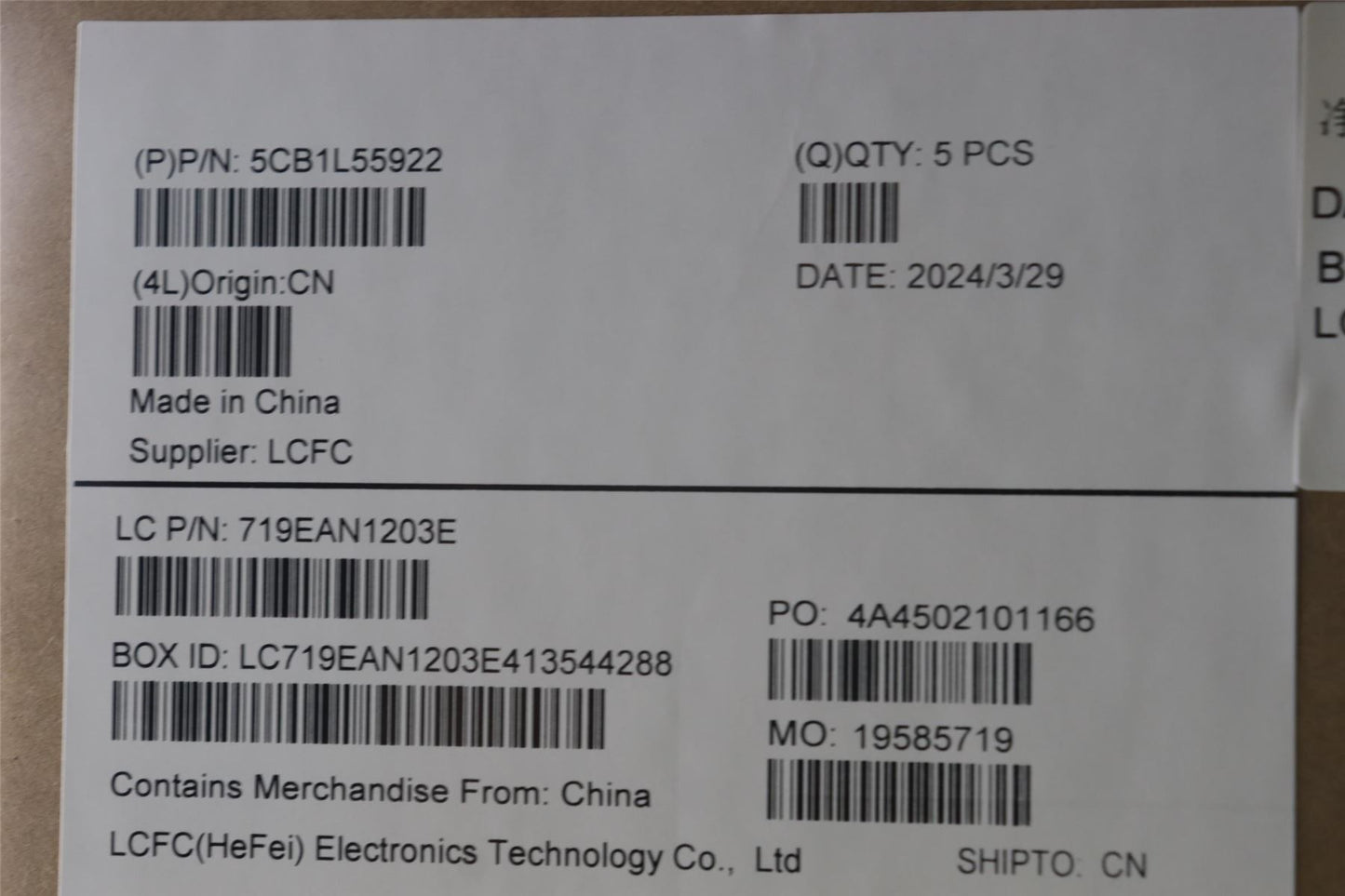 Lenovo IdeaPad 3 17IRU7 Palmrest Cover Touchpad Keyboard Belgian 5CB1L55922