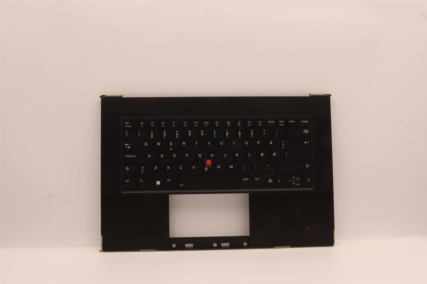Lenovo ThinkPad Z16 Gen 1 Keyboard Palmrest Top Cover Danish Black 5M11J13396
