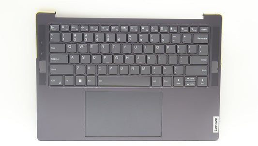 Lenovo Yoga 7 14ARP8 Palmrest Cover Touchpad Keyboard US Grey 5CB1L50248
