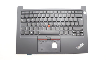 Lenovo ThinkPad E14 Gen 4 s Keyboard Palmrest Top Cover Black 5M11H59022
