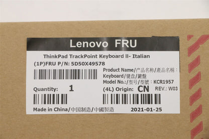 Lenovo TrackPoint KBD-Italian 5D50X49578