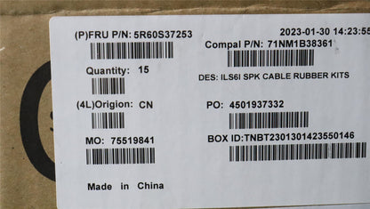 Lenovo Speaker cable rubber C 82XF 10pcs 5R60S37253