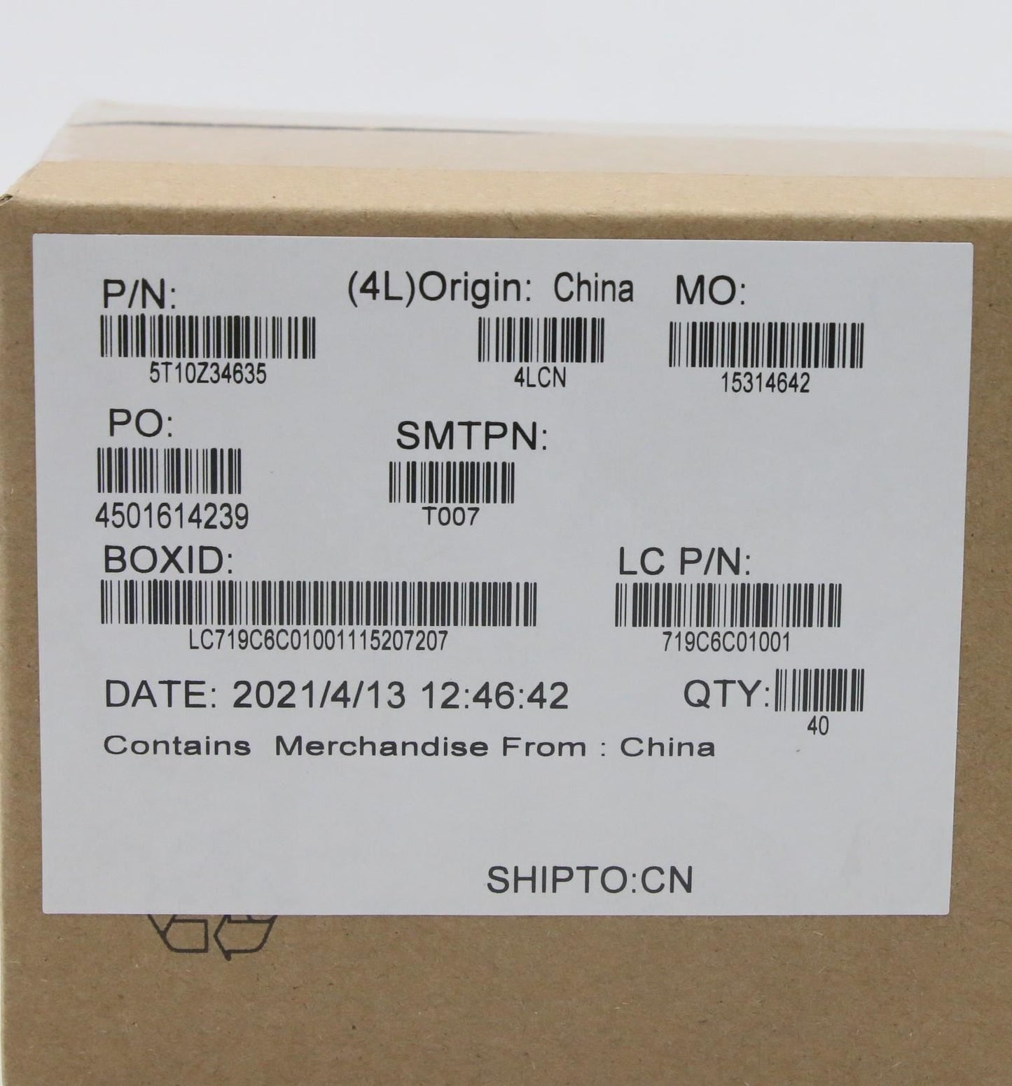 Lenovo 5T10Z34635 TAPE FRU Tape PANEL_ADHESIVE_SLIM