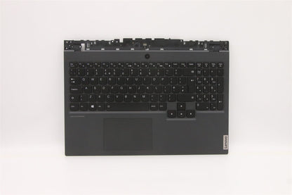 Lenovo 5 15ARH05 Palmrest Cover Touchpad Keyboard UK Black Backlit 5CB0Z27703