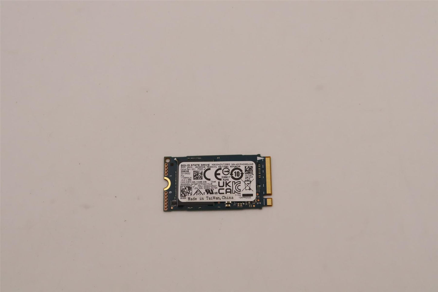 Lenovo ThinkPad L13 Gen 3 X13s L14 Gen 3 Solid State Drive SSD 5SS0W79558