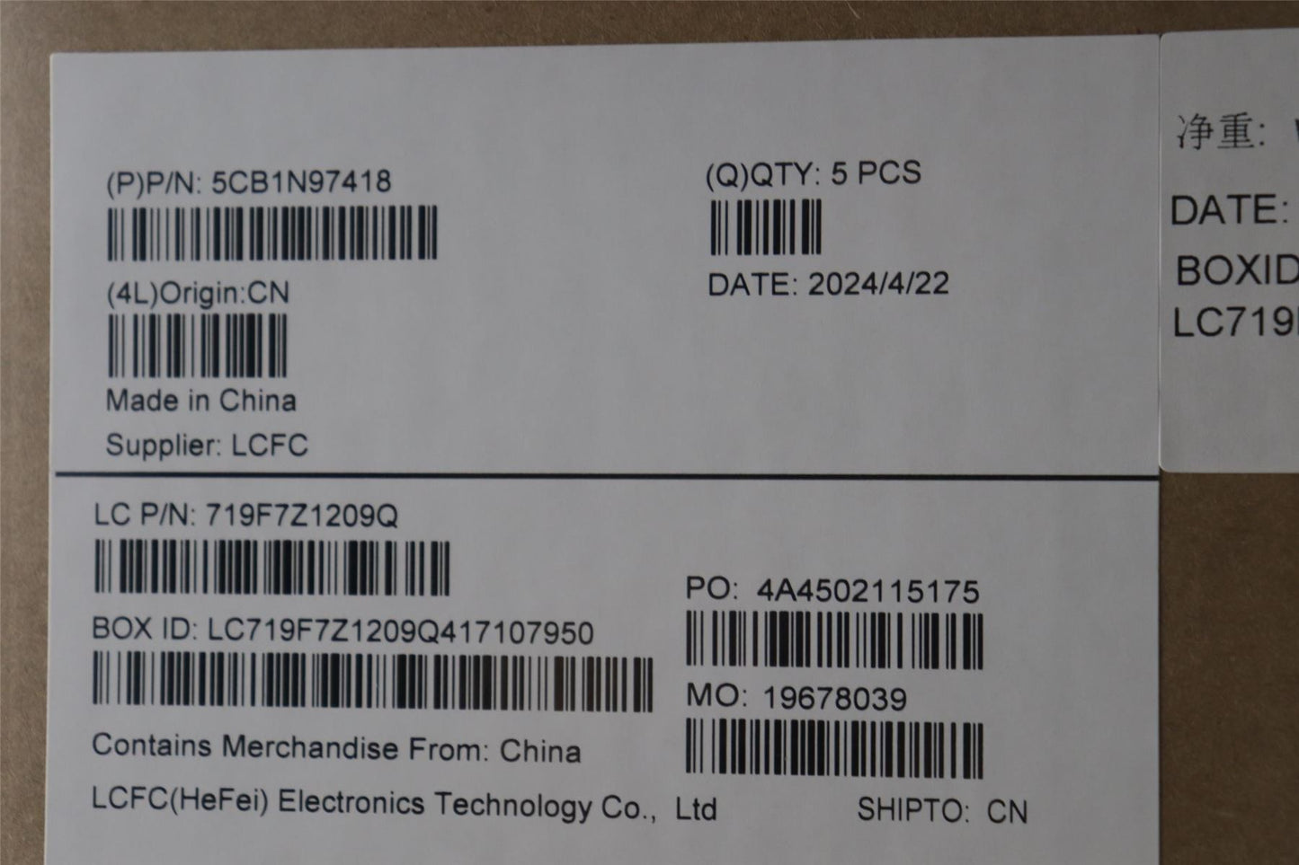 Lenovo Upper Case ASM_SWS L 83E7NFP AG BL 5CB1N97418