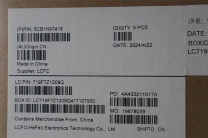 Lenovo Upper Case ASM_SWS L 83E7NFP AG BL 5CB1N97418