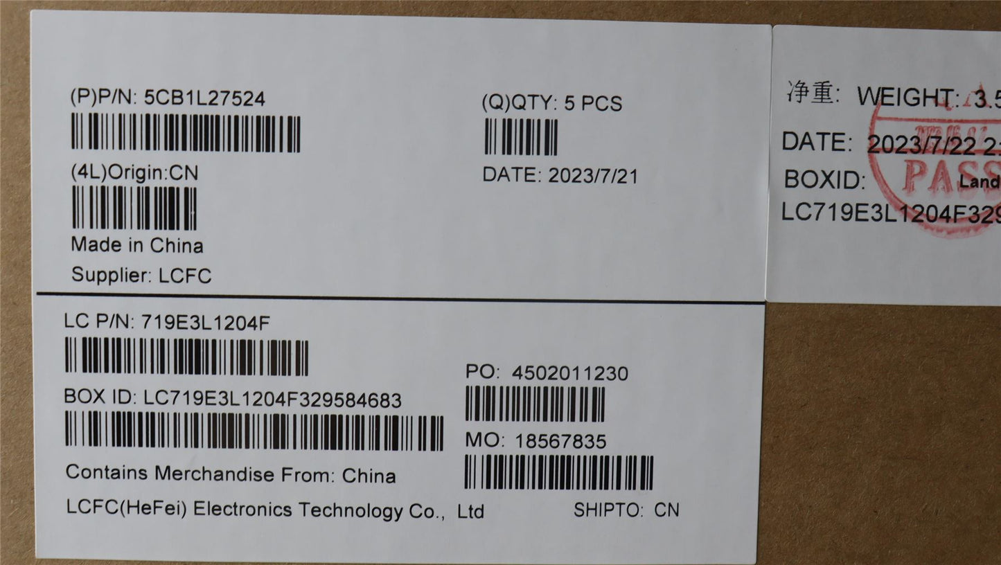 Lenovo Upper Case ASM_SPA L82XQ AG BL 5CB1L27524