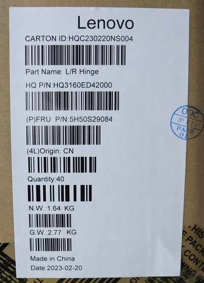 Lenovo HINGE Hinge H 21EU L_R 5H50S29084