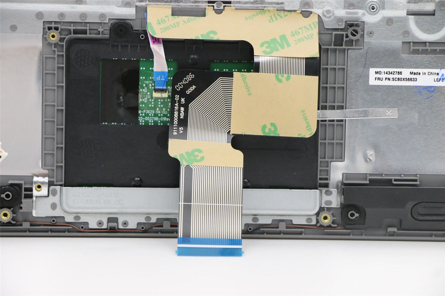 Lenovo IdeaPad 3-14ADA05 3-14ARE05 Keyboard Palmrest Top Cover Nordic 5CB0X56633