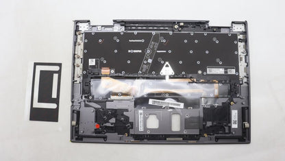 Lenovo ThinkPad X1 8th Gen Keyboard Palmrest Top Cover Greek Grey 5M11H62267