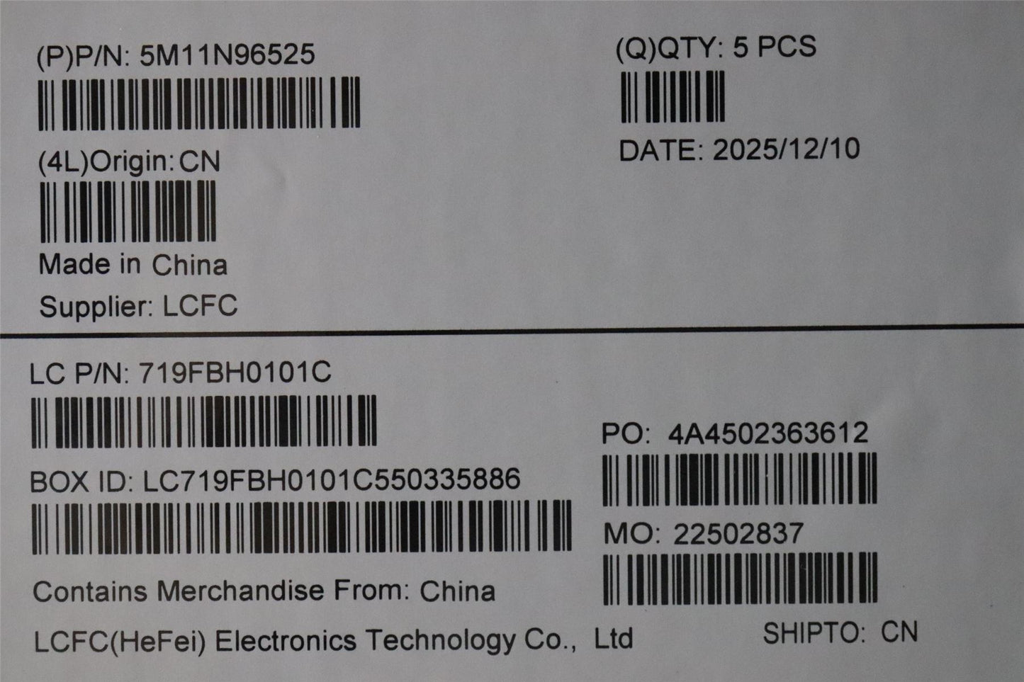Lenovo MECH_ASM FRU KBD CCV ARA (PMX) US BK 5M11N96527