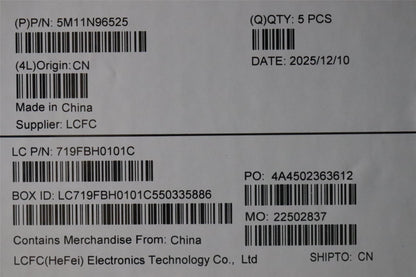 Lenovo MECH_ASM FRU KBD CCV ARA (PMX) US BK 5M11N96527