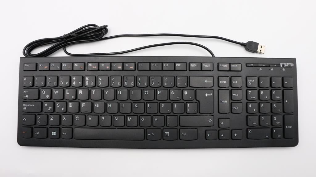 Lenovo EKB-10YA (TR) B-Silk USB, Turkish Keyboard 01AH612