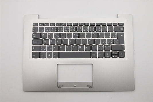 Lenovo ThinkPad 120S-14IAP Palmrest Touchpad Cover Keyboard Silver 5CB0P23922