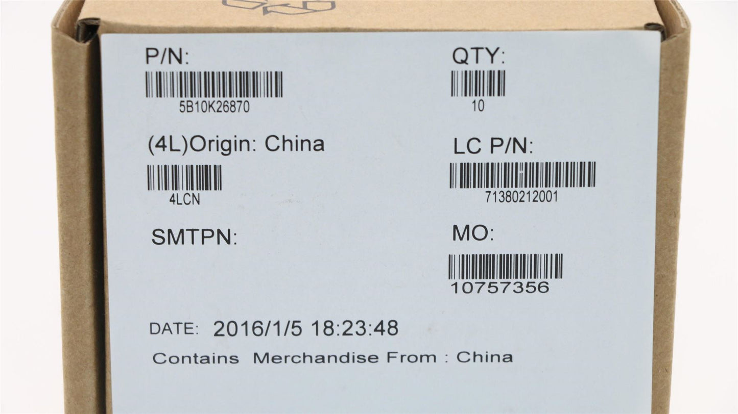 Lenovo RTC Battery L Y700-15ACZ 5B10K26870