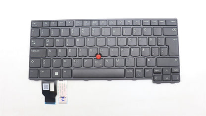 Lenovo ThinkPad P14s 3 L14 4 T14 4 Keyboard Icelandic Black 5N21D68212