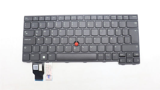 Lenovo ThinkPad P14s 3 L14 4 T14 4 Keyboard Icelandic Black 5N21D68212