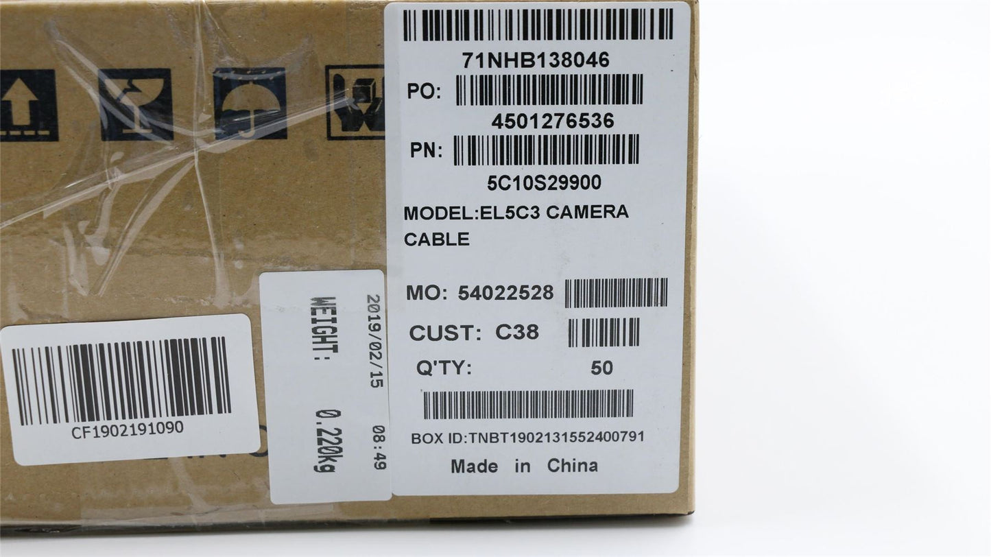 Lenovo Flex FLEX-15IWL FLEX-15IML Flex-15IIL Cable Webcam Camera 5C10S29900